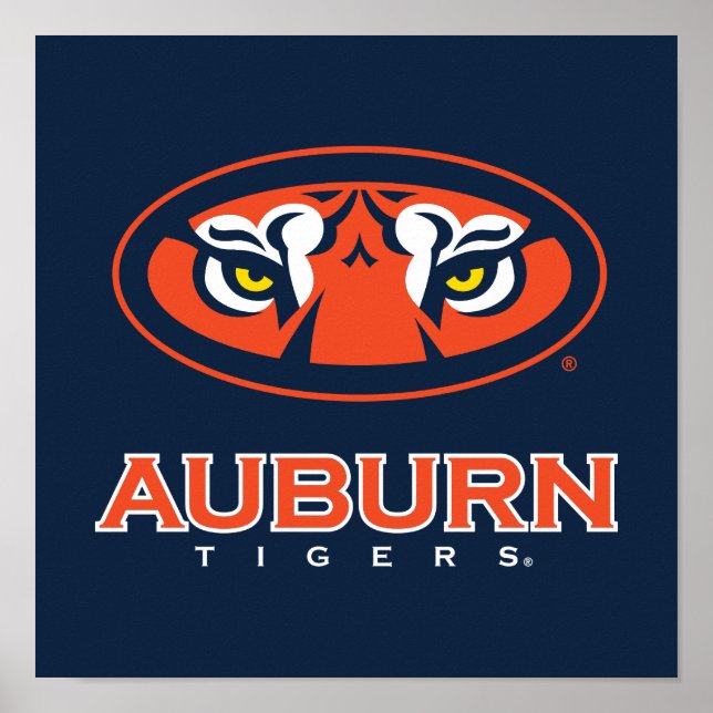 Affiche Université d'Auburn | Auburn Tigers (Devant)