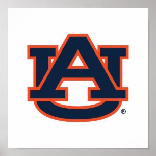 Affiche Université d'Auburn Auburn UA Logo