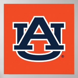Affiche Université d'Auburn Auburn UA Logo