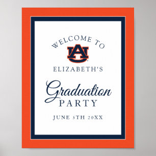 Affiche Université d'Auburn Graduation