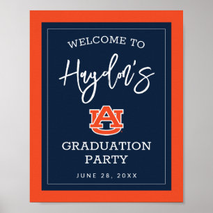 Affiche Université d'Auburn Graduation Party