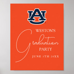 Affiche Université d'Auburn Graduation Party