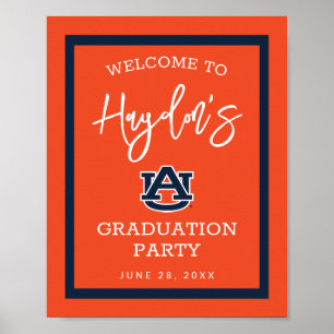 Affiche Université d'Auburn Graduation Party