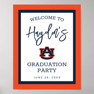 Affiche Université d'Auburn Graduation Party