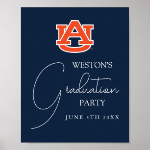 Affiche Université d'Auburn Graduation Party
