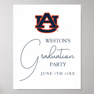Affiche Université d'Auburn Graduation Party