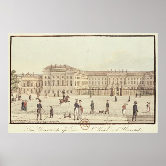 Affiche Université de Berlin, Berlin (Devant)