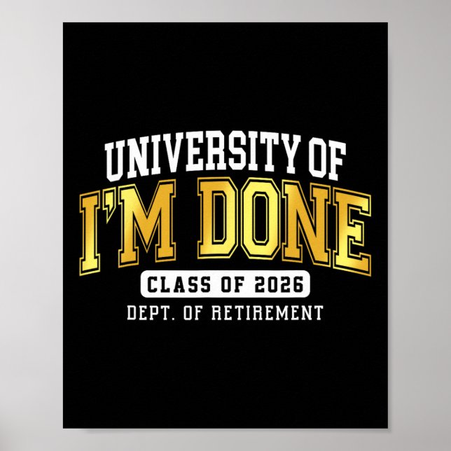 Affiche Université de J'en Ai Terminé Cl 2026 Enseignant R (Devant)