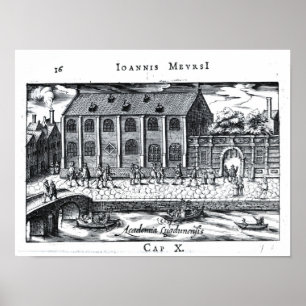 Affiche Université de Leyde, 'Athènes néerlandais