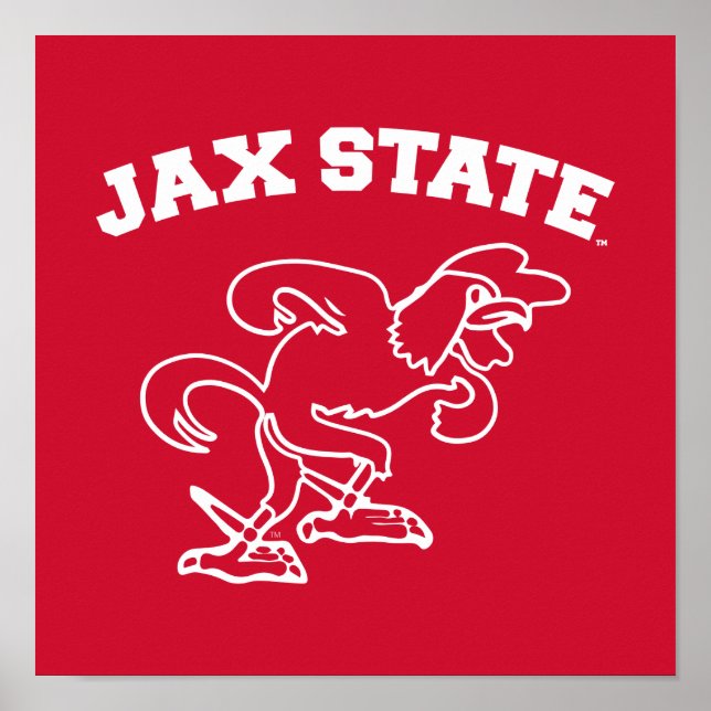 Affiche Université d'État de Jacksonville JAX State Gameco (Devant)