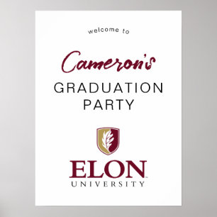 Affiche Université Elon E Diplôme