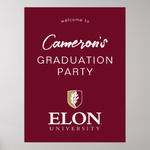 Affiche Université Elon E Diplôme