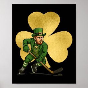 Affiche Université irlandaise de hockey sur glace Fighting