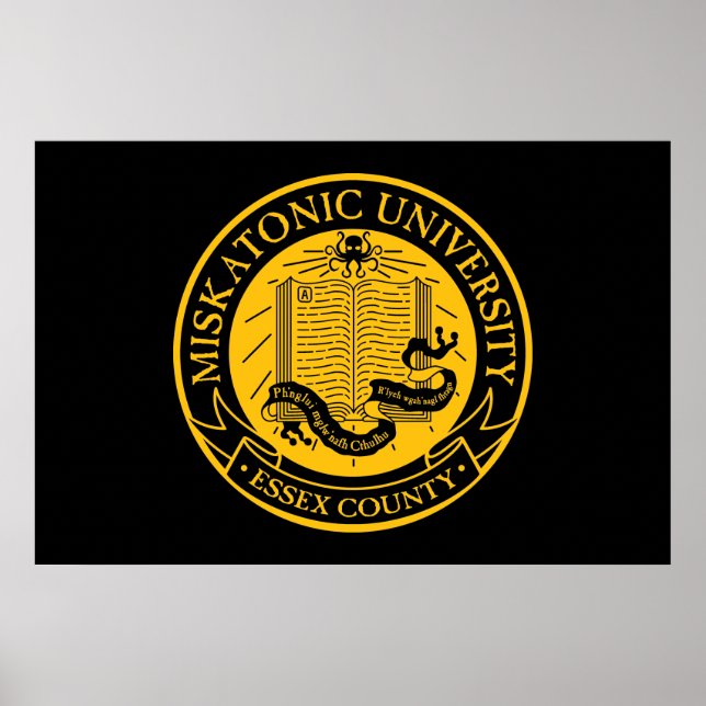 Affiche Université Miskatonique (Devant)