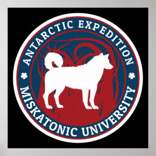 Affiche Université Miskatonique Expedition Antarctique
