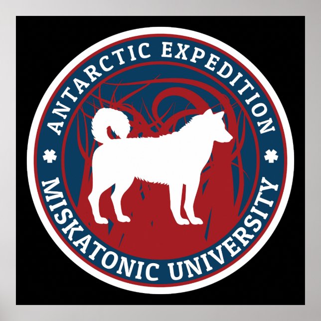Affiche Université Miskatonique Expedition Antarctique (Devant)