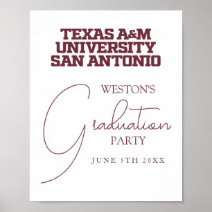 Affiche Université Texas A&M de San Antonio