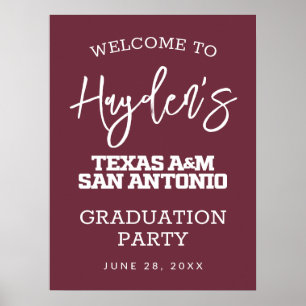 Affiche Université Texas A&M de San Antonio