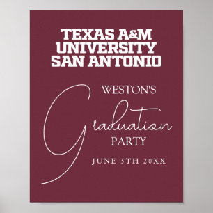 Affiche Université Texas A&M de San Antonio