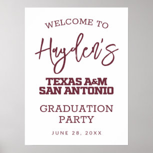 Affiche Université Texas A&M de San Antonio
