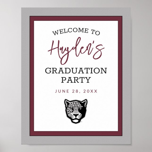 Affiche Université Texas A&M de San Antonio | Jaguars (Devant)