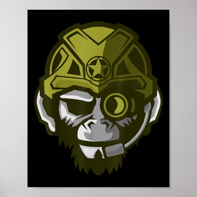 Affiche Unleahe Gorilla Body Building Motivation Gym Gift  (Devant)