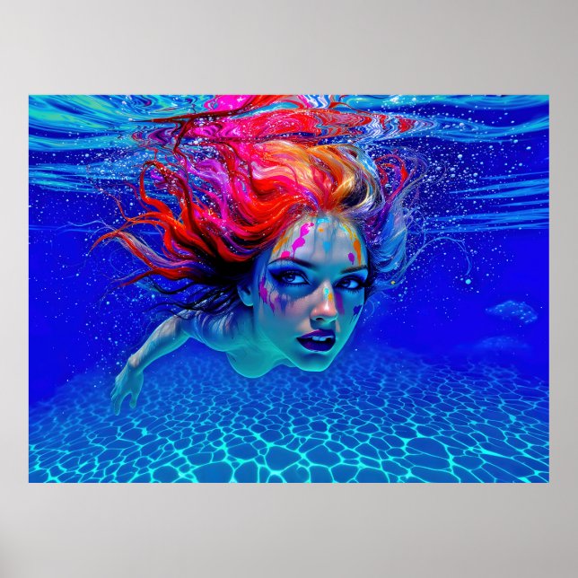 Affiche “Up Close and Personal” - A Chromatic Portrait (Devant)