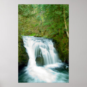 Affiche Upper Multnomah Falls Oregon