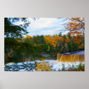 Affiche Upper Tahquamenon Falls, Automne, Michigan