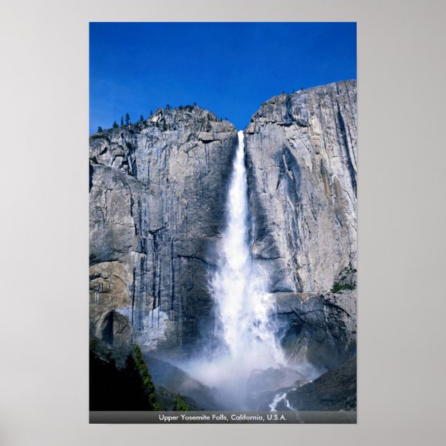 Affiche Upper Yosemite Falls, Californie, États-Unis (Devant)