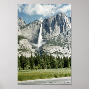 Affiche Upper Yosemite Falls Inspiré 1952