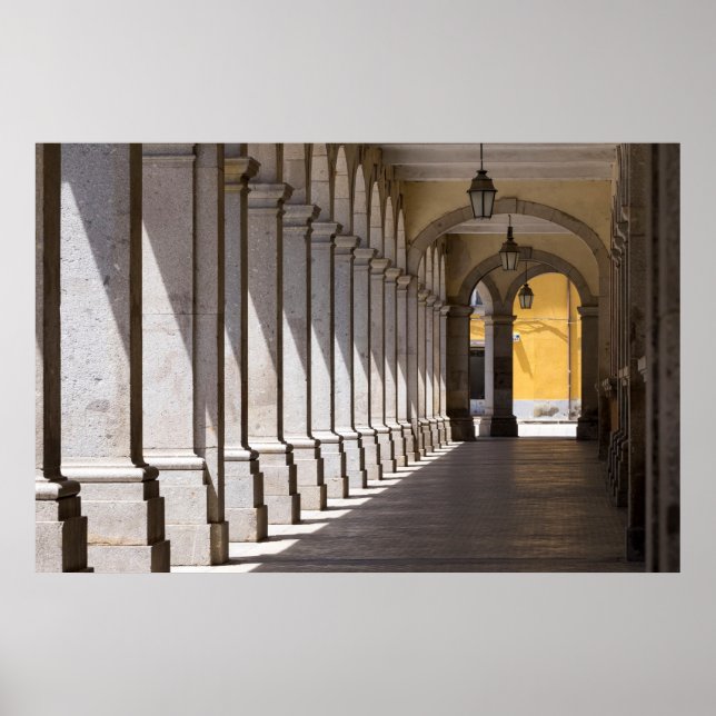 Affiche Urban Area Arched Corridor (Devant)