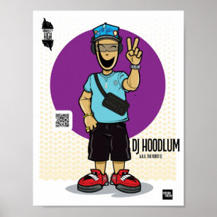 Affiche Urban City High DJ HOODLUM alias The Robot Dj
