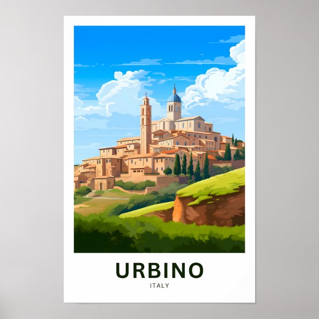 Affiche Urbino Italie Imprimer Voyage (Devant)