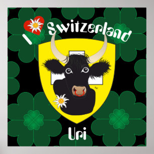 Affiche Uri Suisse Svizzera Svizra