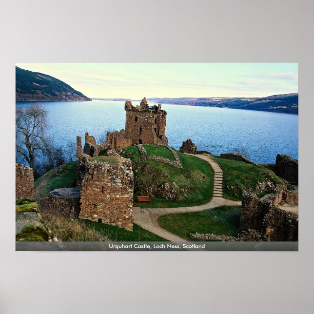 Affiche Urquhart Castle, Loch Ness, Scotland (Devant)