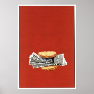 Affiche URSS CCCP Guerre froide Union soviétique Propagati