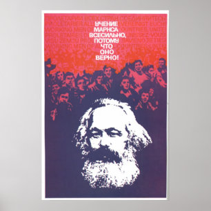 Affiche URSS CCCP Guerre froide Union soviétique Propagati
