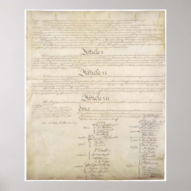 Affiche US. Page Constitution 4 (Devant)