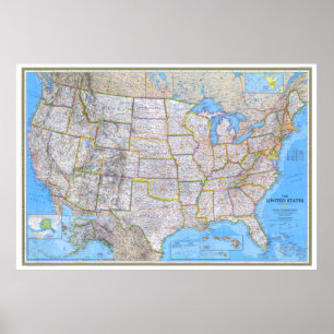 Affiche " USA : 1993/aujourd'hui - PLAN ...