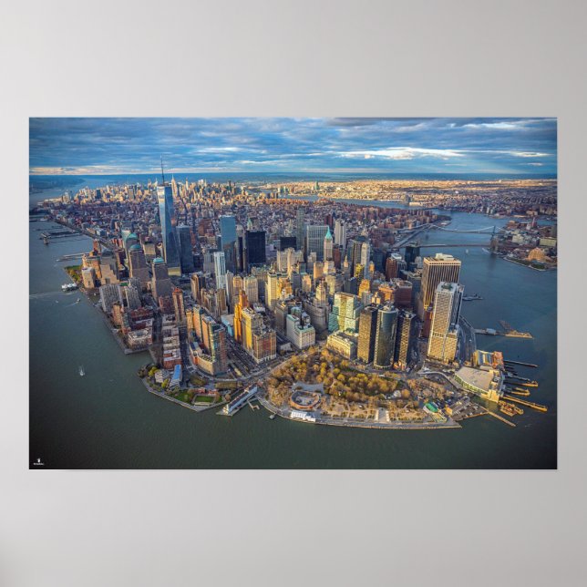Affiche " USA : 2020/aujourd'hui New York City - Skyline . (Devant)