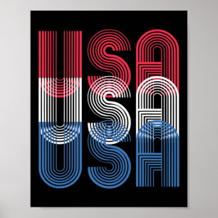 Affiche Usa 4 juillet