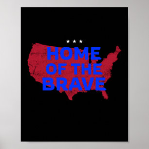 Affiche USA Accueil Du Brave