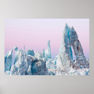 Affiche USA, Alaska, Glacier Bay National Park. Margerie