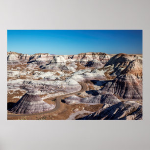Affiche USA, Arizona, Parc national de la forêt pétrifiée