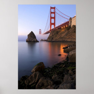 Affiche USA, Californie, San Francisco. Golden Gate