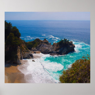 Affiche USA, Californie. Vue Des Chutes Mcway