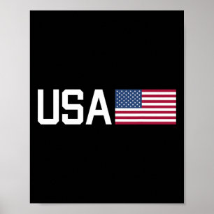 Affiche Usa Chemise Femmes Hommes Enfants Drapeau Américai