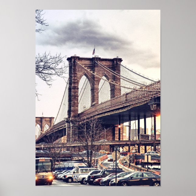 Affiche USA New York City Brooklyn Bridge (Devant)
