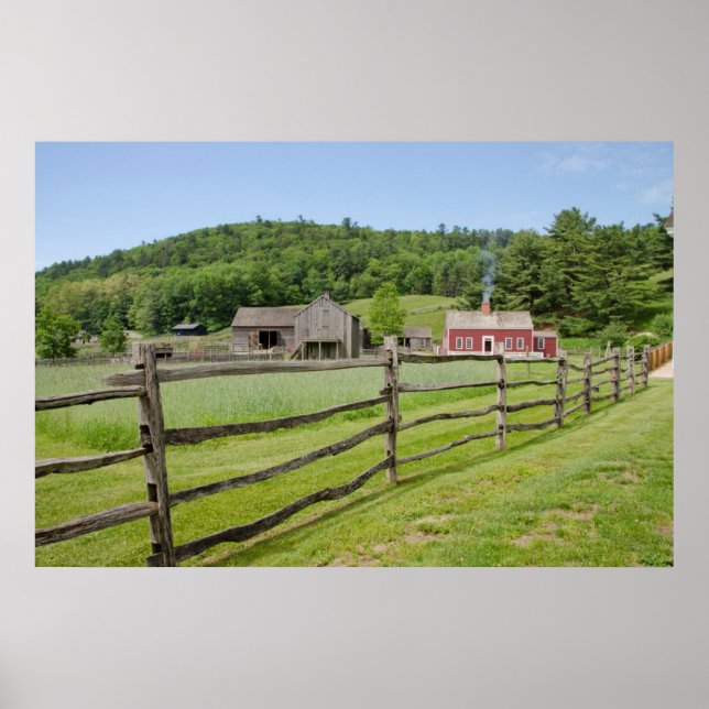 Affiche USA, New York, Cooperstown, Farmers' Museum (Devant)